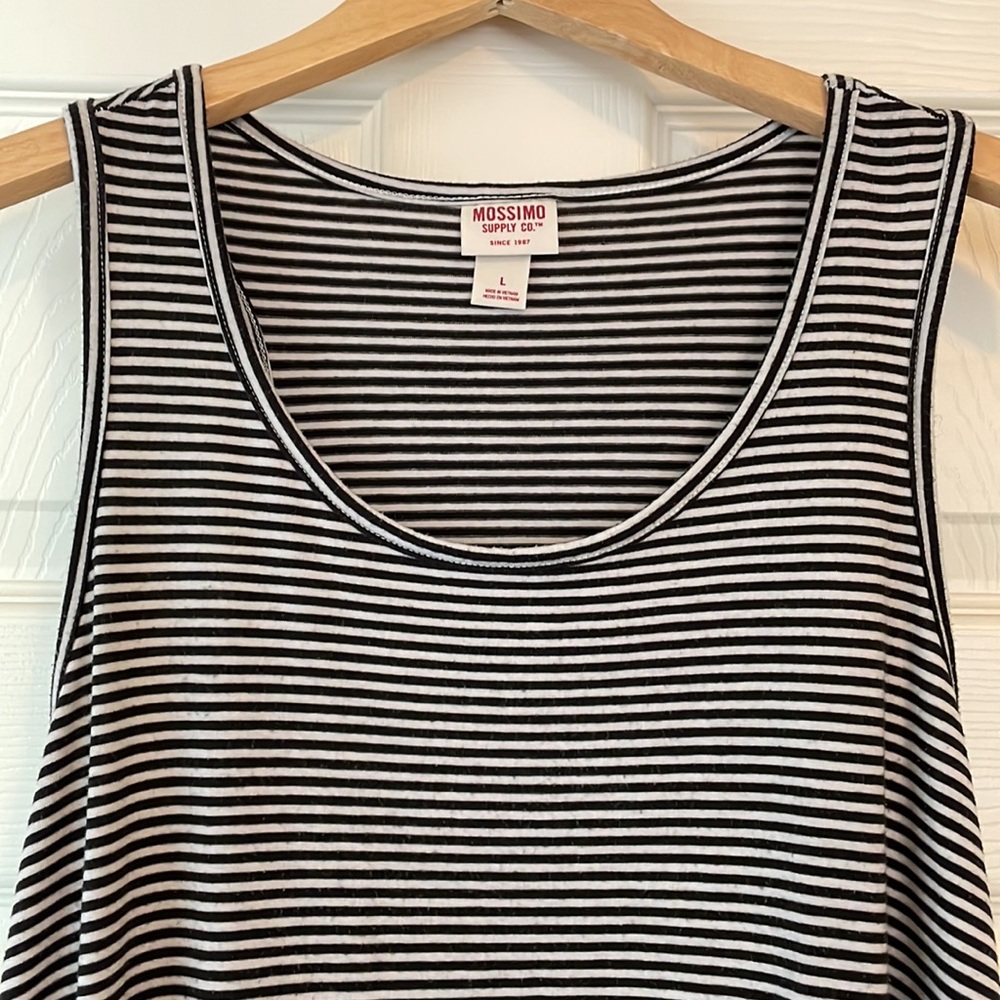 Mossimo Supply Company racer back tank dress/swimsuit coverup, size Large - Picture 2 of 8